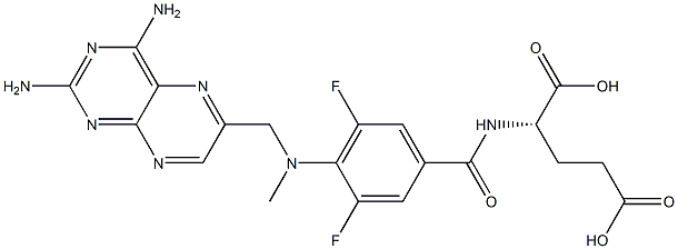 3',5'-difluoromethotrexate Struktur