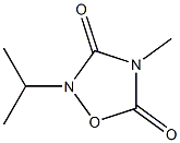 1,2,4-Oxadiazolidine-3,5-dione,4-methyl-2-(1-methylethyl)-(9CI) Struktur