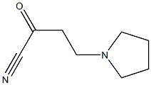 1-Pyrrolidinebutanenitrile,alpha-oxo-(9CI) Struktur