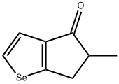 4H-Cyclopenta[b]selenophen-4-one,5,6-dihydro-5-methyl-(9CI) Struktur