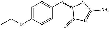 5-(4-ethoxybenzylidene)-2-imino-1,3-thiazolidin-4-one Struktur