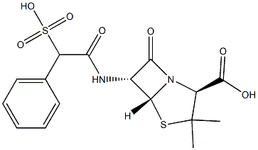 Sulbenicillin Struktur