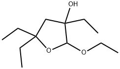 3-Furanol,2-ethoxy-3,5,5-triethyltetrahydro-(9CI) Struktur