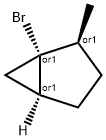 Bicyclo[3.1.0]hexane, 1-bromo-2-methyl-, (1-alpha-,2-ba-,5-alpha-)- (9CI) Struktur