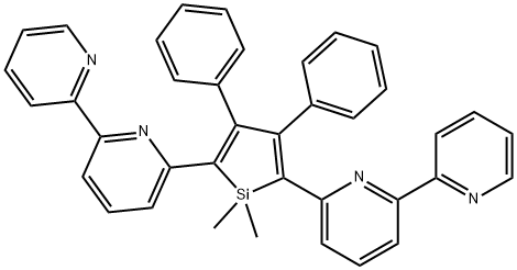 2,5-Bis(2,2'-bipyridin-6-yl)-1,1-dimethyl-3,4-diphenylsilole price.