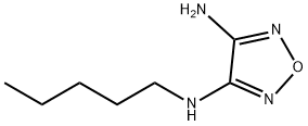 1,2,5-Oxadiazole-3,4-diamine,N-pentyl-(9CI) Struktur