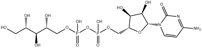 cytidine diphosphate ribitol Struktur