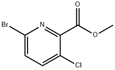 Methyl 6-broMo-3-chloropicolinate Struktur