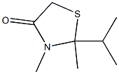 4-Thiazolidinone,2,3-dimethyl-2-(1-methylethyl)-(9CI) Struktur