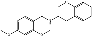 N-(2,4-dimethoxybenzyl)-2-(2-methoxyphenyl)ethanamine Struktur