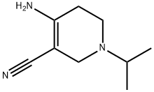 3-Pyridinecarbonitrile,4-amino-1,2,5,6-tetrahydro-1-(1-methylethyl)-(9CI) Struktur