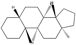 (9β,10α)-5α-Androstane Struktur