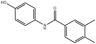 N-(4-hydroxyphenyl)-3,4-dimethylbenzamide Struktur