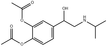 3-O,4-O-diacetylisoproterenol Struktur