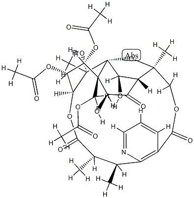 6-O,9-O-Dideacetylevonine Struktur