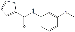 2-Thiophenecarboxamide,N-[3-(dimethylamino)phenyl]-(9CI) Struktur