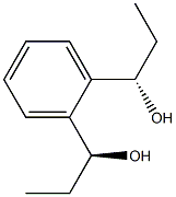 1,2-Benzenedimethanol,-alpha-,-alpha--diethyl-,(-alpha-S,-alpha-S)-(9CI) Struktur