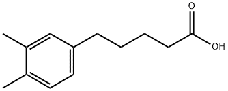 5-(3,4-dimethylphenyl)pentanoic acid Struktur