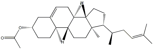 26,27-Dinorergosta-5,23-dien-3β-ol acetate Struktur