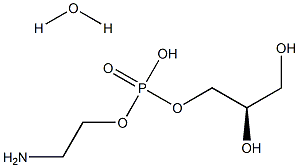 L-a-Glycerophosphorylethanolamine (hydrate) (olamine alfoscerate) (GPE) Struktur