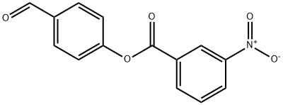 4-formylphenyl 3-nitrobenzoate Struktur