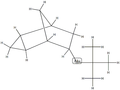 Tricyclo[3.2.1.02,4]octane, 6-(1,1-dimethylethoxy)-, (1-alpha-,2-ba-,4-ba-,5-alpha-,6-alpha-)- (9CI) Struktur