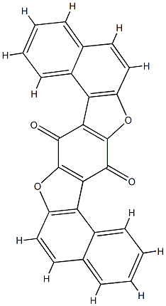 Dinaphtho[1,2-d:1',2'-d']benzo[1,2-b:4,5-b']difuran-8,16-dione Struktur