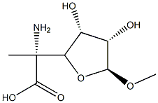 ba-L-Gulofuranosiduronic acid, methyl 5-amino-5-deoxy-5-C-methyl- (9CI) Struktur