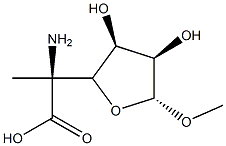 ba-D-Gulofuranosiduronic acid, methyl 5-amino-5-deoxy-5-C-methyl- (9CI) Struktur