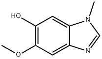 1H-Benzimidazol-6-ol,5-methoxy-1-methyl-(9CI) Struktur