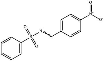 N-(Phenylsulfonyl)-4-nitrobenzenemethaneimine Struktur