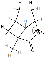 3-Oxacyclobuta[cd]pentalen-2(1H)-one,hexahydro-1a-methyl-(9CI) Struktur