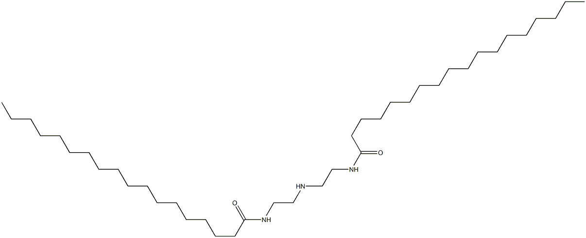 distearic acid, diamide with N-(2-aminoethyl)ethane-1,2-diamine Struktur