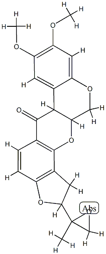 6',7'-epoxyrotenone Struktur