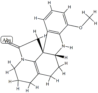 5,19-Didehydro-17-methoxy-20,21-dinoraspidospermidin-10-one Struktur