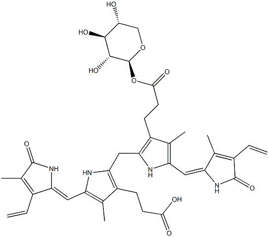 bilirubin xyloside Struktur