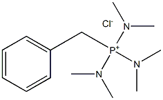 benzyltris(dimethylaminato)phosphorus(1+) chloride Struktur