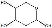 2-Deoxy-α-D-ribopyranose Struktur