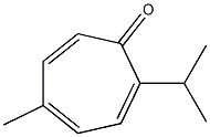 2,4,6-Cycloheptatrien-1-one,5-methyl-2-(1-methylethyl)-(9CI) Struktur