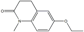 2(1H)-Quinolinone,6-ethoxy-3,4-dihydro-1-methyl-(9CI) Struktur