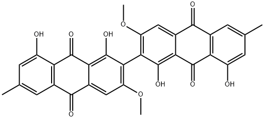 7,7'-biphyscion Struktur