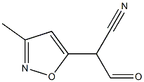 5-Isoxazoleacetonitrile,-alpha--formyl-3-methyl-(9CI) Struktur