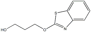 1-Propanol,3-(2-benzothiazolyloxy)-(9CI) Struktur