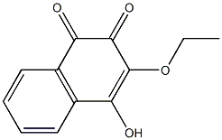 1,4-Naphthalenedione,2-ethoxy-3-hydroxy-(9CI) Struktur