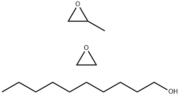 Oxirane, methyl-, polymer with oxirane, monodecyl ether Struktur