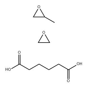 Oxirane, methyl-, polymer with oxirane, hexanedioate Struktur