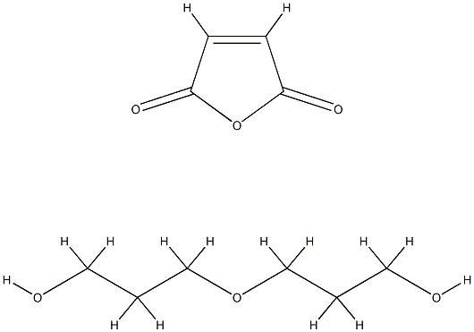 2,5-Furandione, polymer with oxybispropanol Struktur