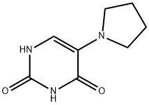 5-(Pyrrolidin-1-yl)pyrimidine-2,4(1H,3H)-dione Struktur