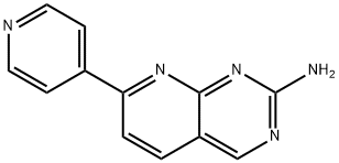 7-Pyridin-4-yl-pyrido[2,3-d]pyrimidin-2-ylamine Struktur