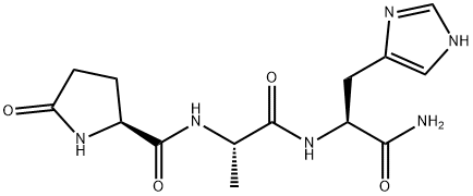 pGlu-L-Ala-L-His-NH2 Struktur